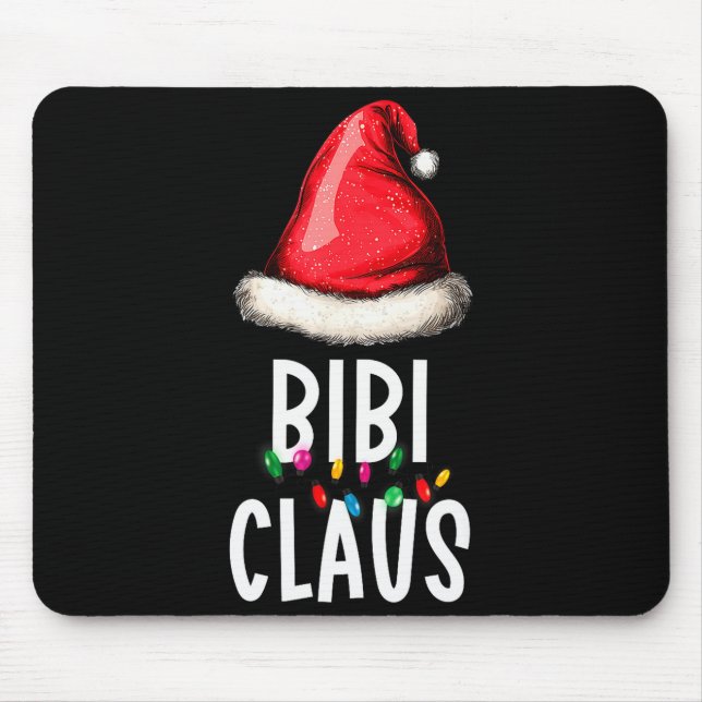 Mousepad Family Bibi Claus Christmas Santa's Pajama Matchin (Frente)