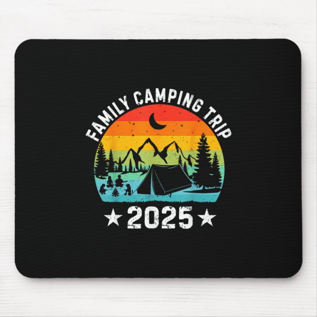 Mousepad Family Camping Trip 2025 Matching Crew Summer Vaca (Frente)