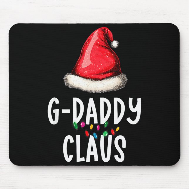 Mousepad Family G-daddy Claus Christmas Santas Pajama Match (Frente)