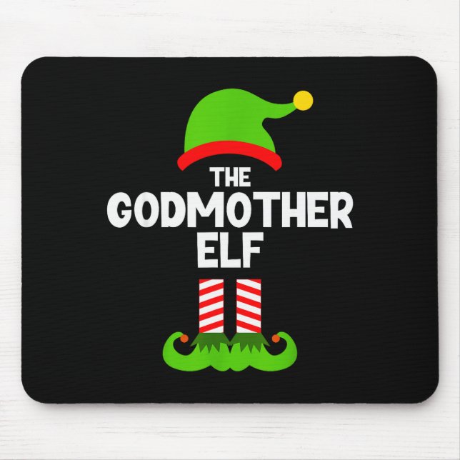 Mousepad Family Godmother Elf Christmas Matching Pajama Fun (Frente)