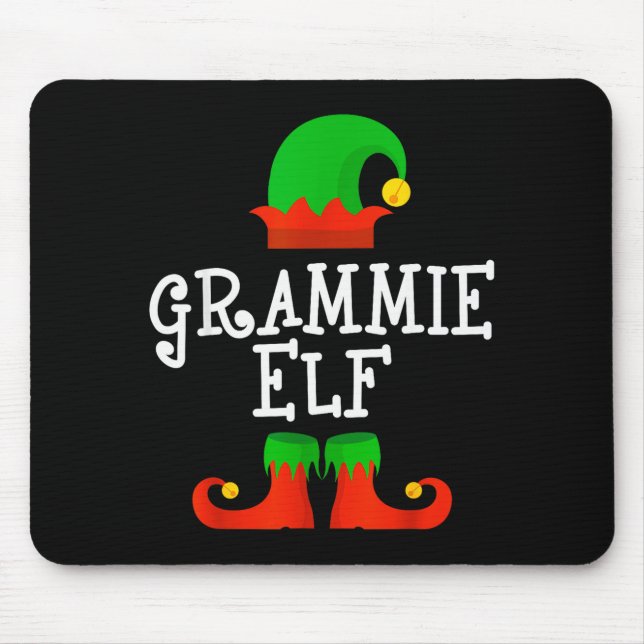 Mousepad Family I'm The Grammie Elf Christmas Matching Paja (Frente)