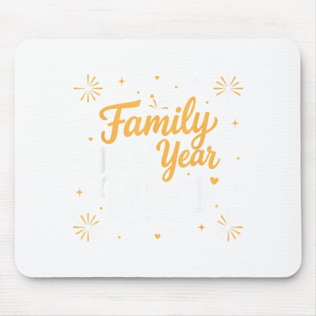Mousepad Family New Year 2026 Matching Party Crew  (Frente)