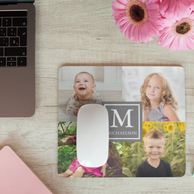 Mousepad Family Photo Collage (Criador carregado)