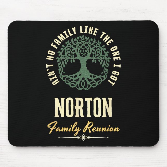 Mousepad Family Reunion 2025 Matching Design - Norton  (Frente)
