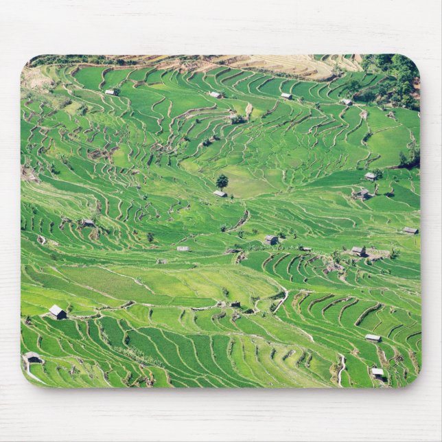Mousepad Famosos terraços de arroz yuanyang - Yunnan, China (Frente)