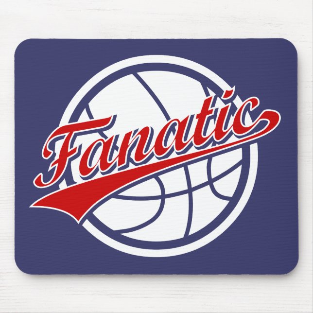 Mousepad Fanático do basquetebol (Frente)