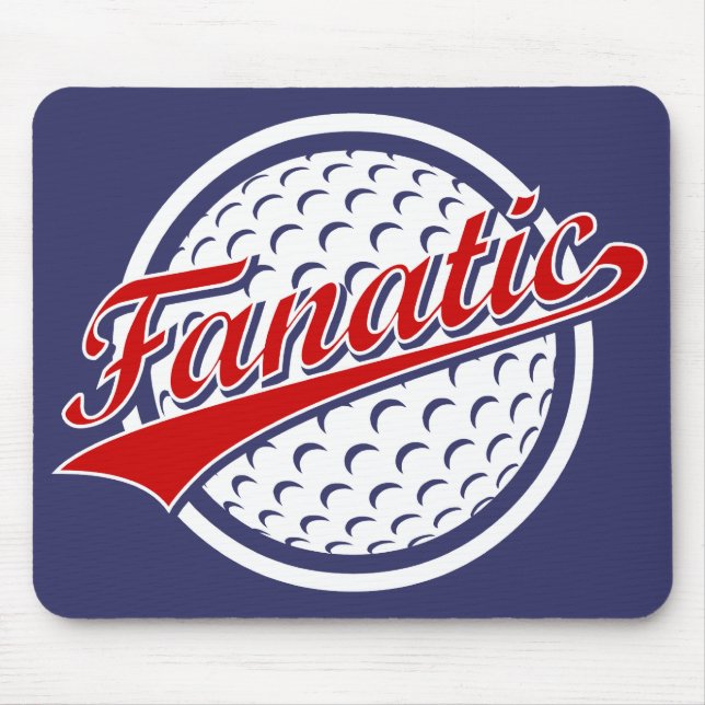 Mousepad Fanático do golfe (Frente)