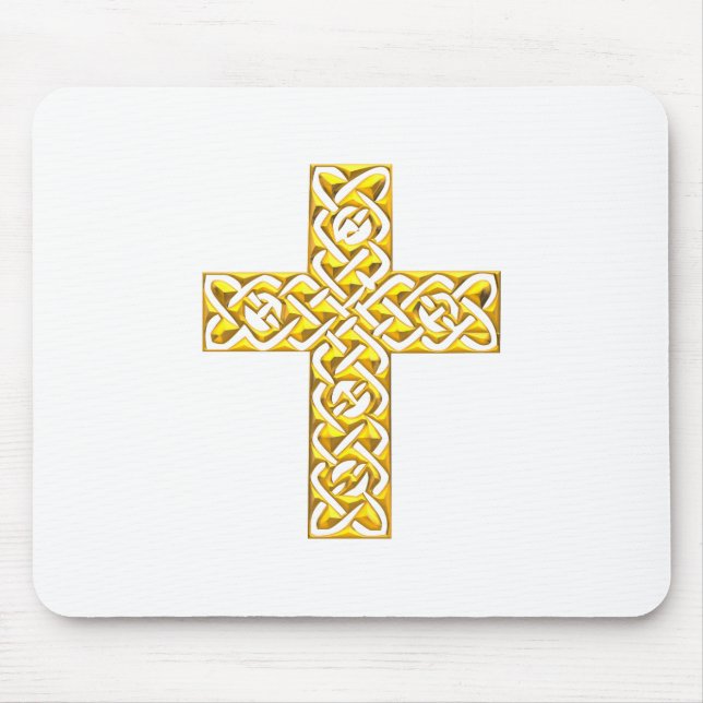 Mousepad Fancy Golden Cross (Frente)