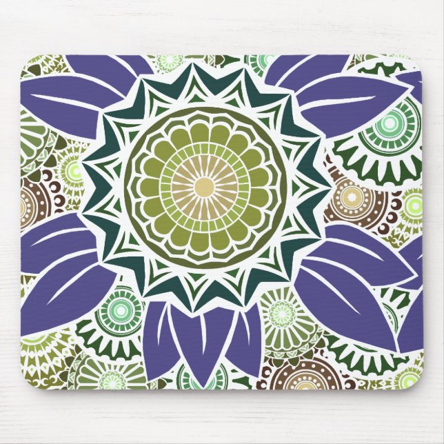 Mousepad Fandango de Deco no verde e na uva (Frente)
