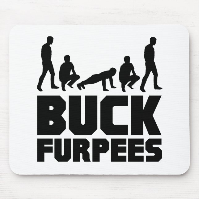 Mousepad Fanfarrão Furpees -- Malhação de Burpees (Frente)