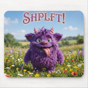 Mousepad Fantasia de Atitude Bicho Felpudo