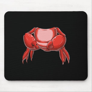 Mousepad Fantasia de Caranguejo Sem Cabeça Engraçado Amante