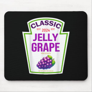 Mousepad Fantasia de Casal de Uva de Geléia Halloween 2024