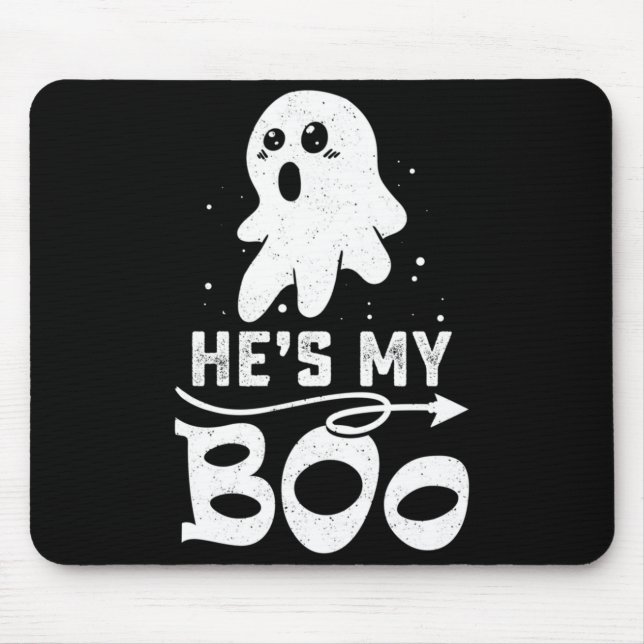 Mousepad Fantasia de Halloween de Casal Combinando Fofa par (Frente)