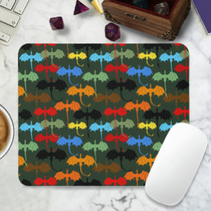 Mousepad Fantasia de Voo Verde Dragões