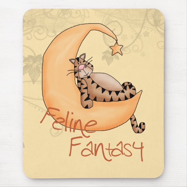 Mousepad Fantasia felino (Frente)