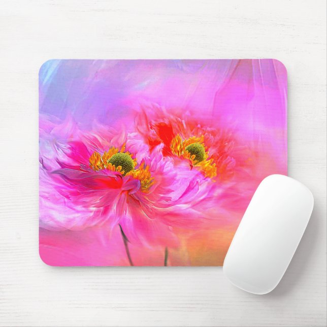 Mousepad Fantasia floral (Com mouse)
