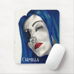 Mousepad Fantasia Góthica de Menina Maravilhosamente Quebra