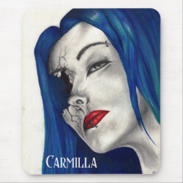 Mousepad Fantasia Góthica de Menina Maravilhosamente Quebra