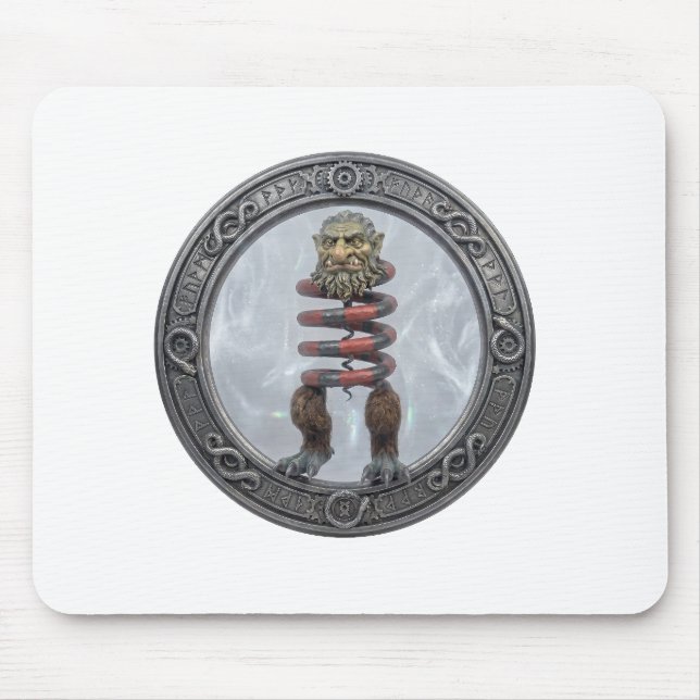 Mousepad Fantasia: Parte Troll Parte Cobra Coral (Frente)