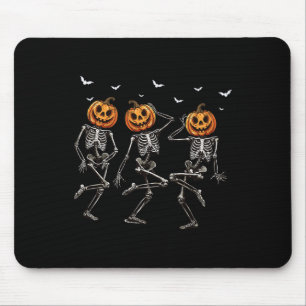 Mousepad Fantasias de Esqueleto Dançante de Abóbora de Hall
