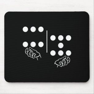 Mousepad Fantasias de Grupo Dominó 6-7 Engraçadas Correspon