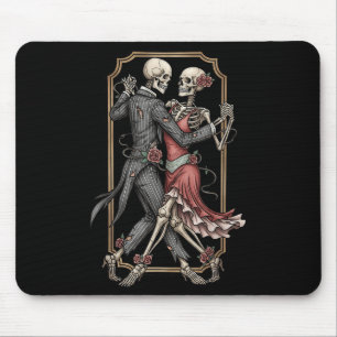 Mousepad Fantasias de Halloween de Tango Esqueleto Dançarin