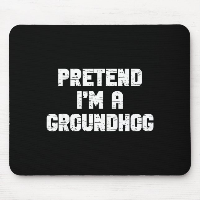 Mousepad Fantasias de Halloween Eu Sou um Fardo de Roupa Pr (Frente)