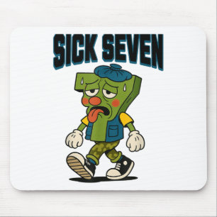 Mousepad Fantasias de Halloween Sick Seven 67 para Design P