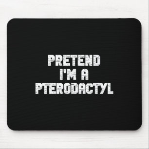 Mousepad Fantasias de Halloween Sou um Pterodáctilo Dinossa