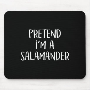 Mousepad Fantasie um Traje de Salamandra Festa Engraçada de