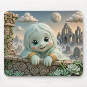 Mousepad Fantasma de Bebê Fofo, Mitológico