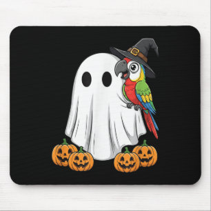 Mousepad Fantasma Engraçado Papagaio Pumpkin Halloween Cria