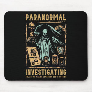Mousepad Fantasma Hunando Investigador Design Paranormal In