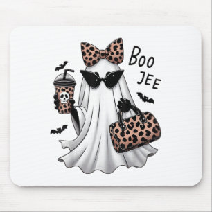 Mousepad Fantasma Leopardo Coquete Café Boo-jee Halloween B