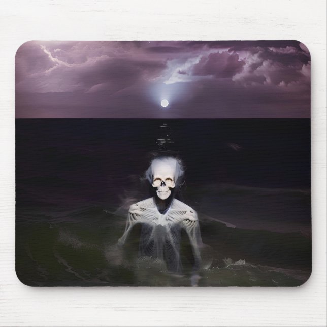 Mousepad Fantasma no Mar - Pintura a Petróleo (Frente)