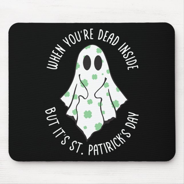 Mousepad Fantasma quando você é Morto, mas é Rua. Patrick (Frente)