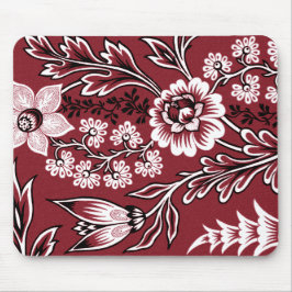 Mousepad Fantastic Flowers (Maroon) Fine Art