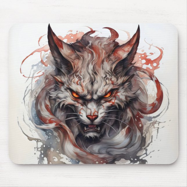 Mousepad Fantasy Beast Cat (Frente)