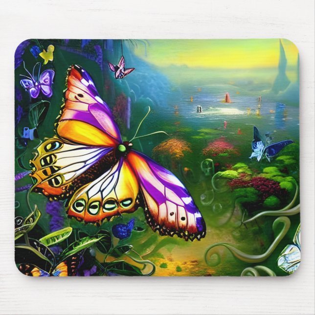 Mousepad Fantasy Butterfly Journey (Frente)