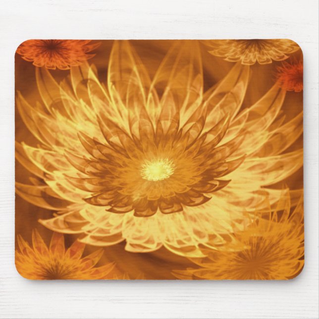 Mousepad Fantasy Flores Amarelo (Frente)