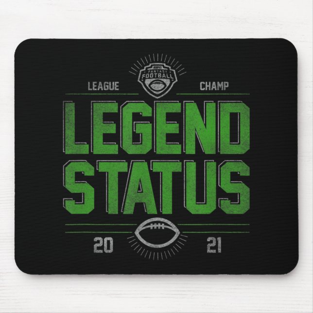 Mousepad Fantasy Futebol League Champ Legend Status (Frente)
