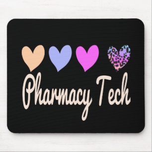 Mousepad Faracy Tech Technician Gift Hearts