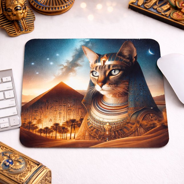 Mousepad Faraó Gato do Deserto (Criador carregado)