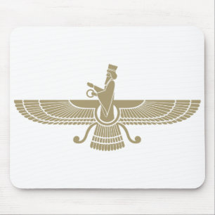 Mousepad Faravahar estilizado