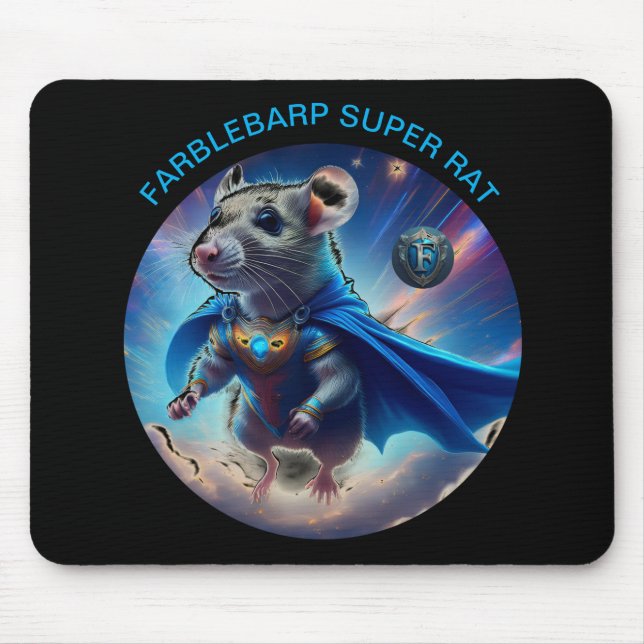 Mousepad Farblebarp O Super Rato (Frente)