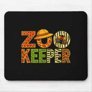 Mousepad Fardamento de tratador de animais de safari para a