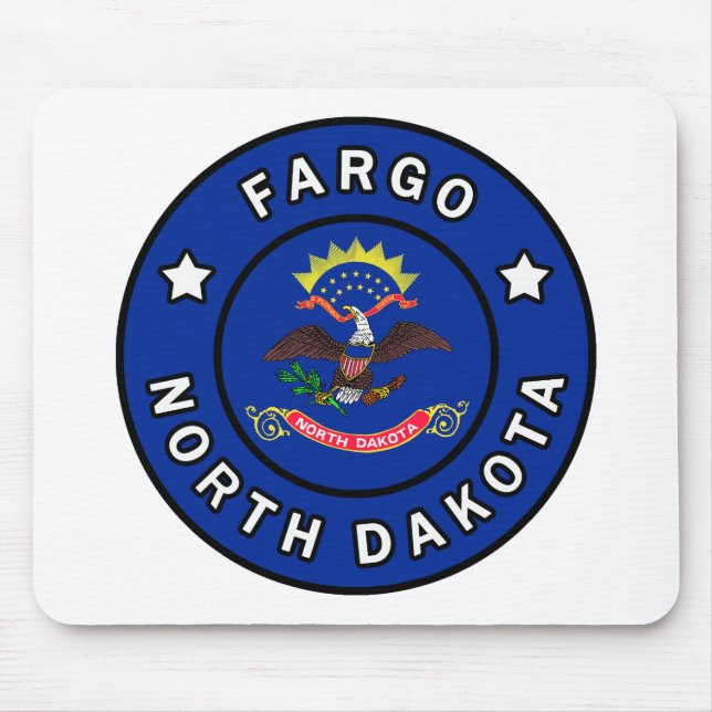 Mousepad Fargo North Dakota (Frente)