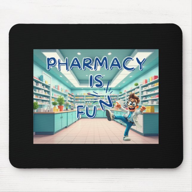 MOUSEPAD FARMACÊUTICA É DIVERTIDA (Frente)
