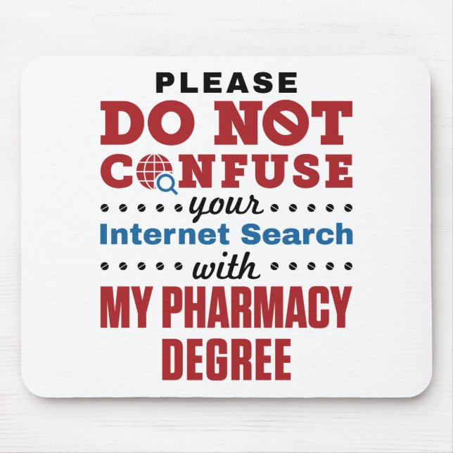 Mousepad Farmacêutico Engraçado de Farmacologia (Frente)